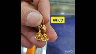 #trending and stylish gold earrings for baby girl with price. please Subscribe @puttadibomma1937