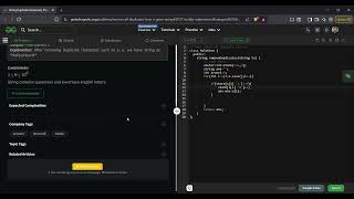 Remove Duplicate Characters from String | GFG Solution in C++ | Preserve Order | GeeksforGeeks