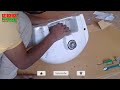 wall basin fitting how to install wash basin কি ভাবে বেসিন ফিটিং করতে হয় mssbangla