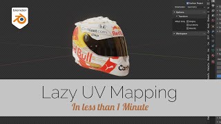 Lazy UV Mapping - In less than 1 Minute // Blender Quick Tip