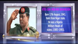 GRAPHIC ON RTD. GENERAL IBRAHIM BABANGIDA.