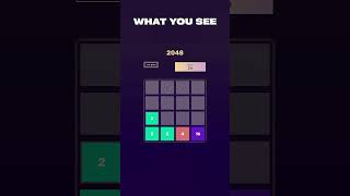 2048 game (HTML, CSS, JS)#dev #code #JavaScript #program #development #gamedev