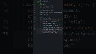 Code a Color-Match Memory Game with JavaScript! 🧩 #coding #webdevelopment #frontendcourse #tutorial