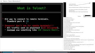 HOPE 2020 (2020): Python + Telnet = Muhahahha!!!