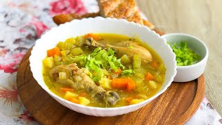 How to make healthy celery chicken soup | طرز تهیه سوپ کرفس با مرغ