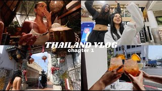 TRAVEL 25 HOURS WITH ME TO THAILAND | flying to phuket + our first day | THAILAND VLOG #1