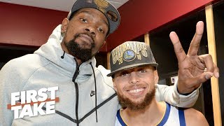 Stephen A.: Steph Curry and KD the 4th-best NBA duo of all time | First Take