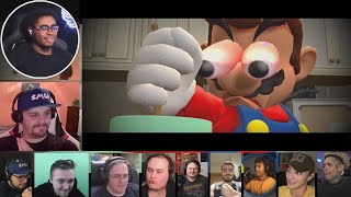 Mario Bakes a """"Cake"""" [REACTION MASH-UP]#2727