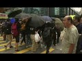 we re still here hong kong protesters return to streets afp