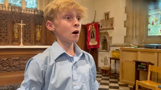 English Boy Soprano Max Thomas (14yr) Sings O Gloriosa Domina