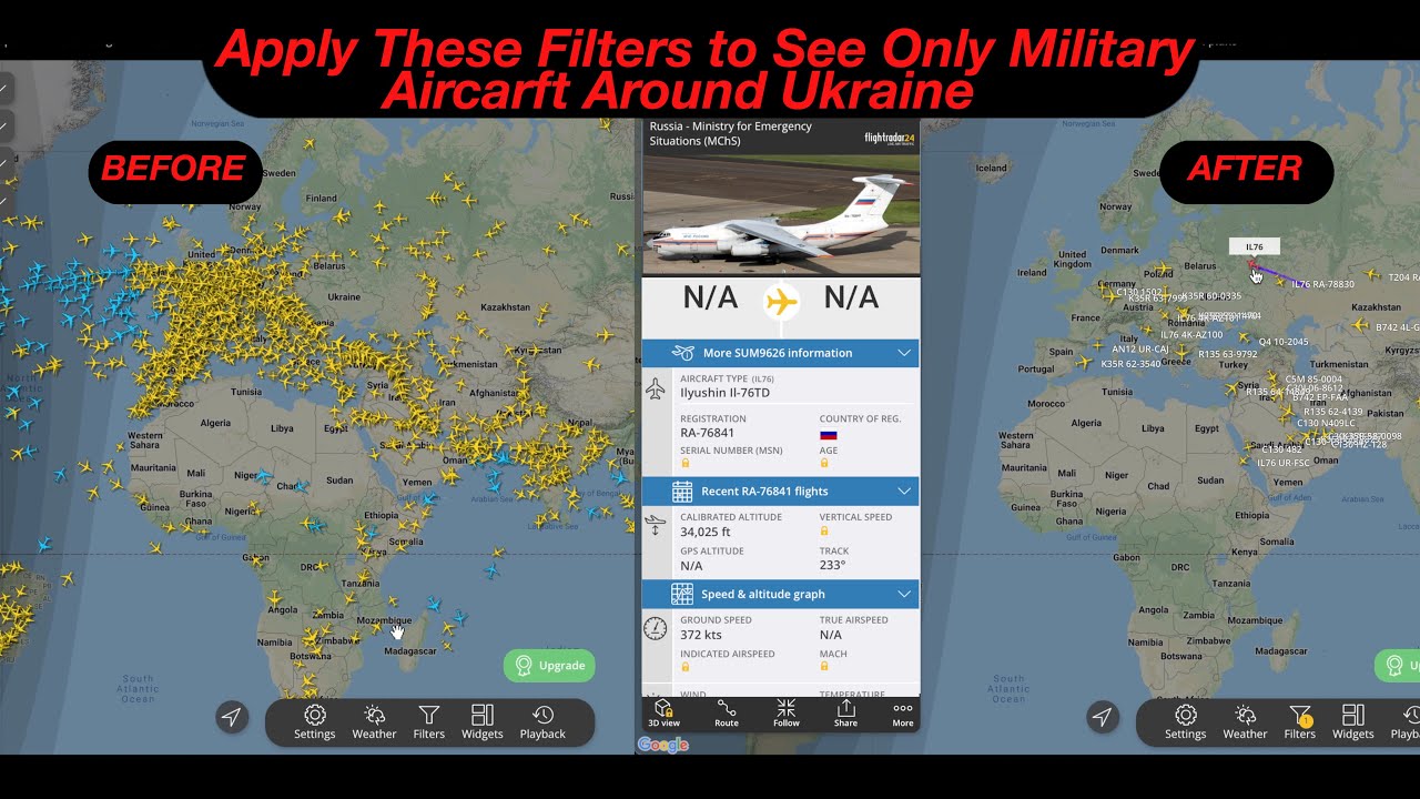 How To Find Military Planes On Flightradar24? Update ...