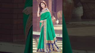 Latest Beautiful Silk Saree Design | Traditional Saree Blouse Look #sarees #sarees #shorts #viral