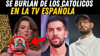 Se burlan de los CATÓLICOS 🤯 en la TV Española y esto hizo un Sacerdote ✝️🙌