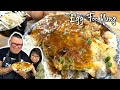 How Chinese Chefs Cook Chicken Egg Foo Yung 🍗🍳 (Gravy version) Mum and Son Professional Chefs Cook