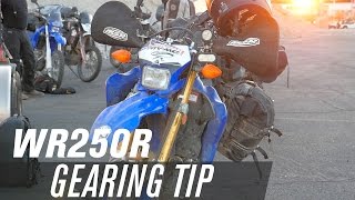 Yamaha WR250R Gearing Tip