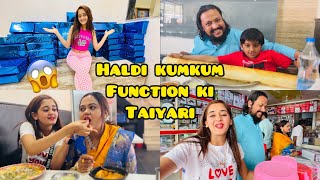 Haldi KumKum Function ki Taiyari \u0026 Lots Of Gifts Shopping | Guess Karo Kya Gifts hai Bindass Kavya