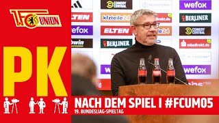 "Es war ein schweres Spiel!“ I Pressekonferenz I 1. FC Union Berlin - 1. FSV Mainz 05 | Bundesliga