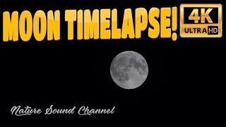 ☯ NATURE MOON TIMELAPSE COMPILATION ☯ 4K