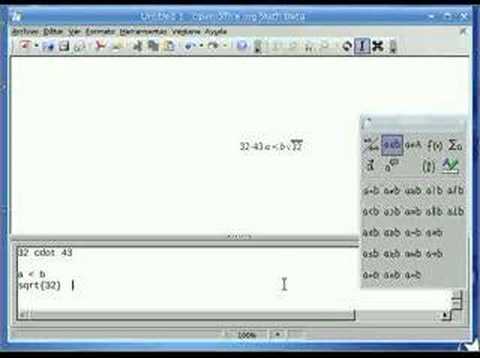 Openoffice Org Math Youtube