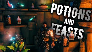 Valheim S4 : Ep23 New Meals and Potions from the Bog Witch!