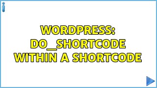 Wordpress: do_shortcode within a shortcode