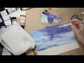 how to paint a sunset evening sky oil painting tutorial