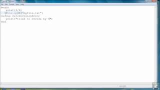 Infinite Skills: Ruby Programming 53 - Handling Exceptions Part 2