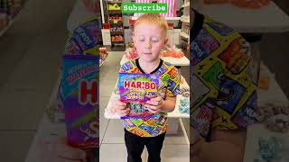 Haribo Sour Spaghetti 🍝 #sweets #candy #shorts #youtubeshorts