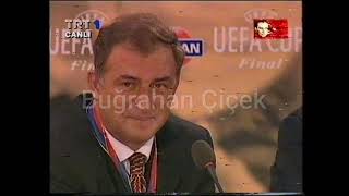 UEFA Kupası Finali Sonrası Fatih Terim ve Cláudio Taffarel Basın Toplantısı (17.05.2000)