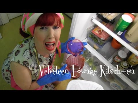 Clean Out Your Refrigerator Day: Velveteen Lounge Kitsch-en Clean Out Your Refrigerator Day: Velveteen Lounge Kitsch-en