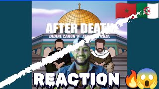 DIDINE CANON 16 FEAT MC GAZA AFTER DEATH REACTION 🔥ردة فعل مغربي على الراب الجزائري 🇩🇿❤️🇲🇦