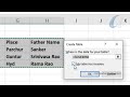 learn data entry tips in excel telugu how to do data entry work in excel telugu