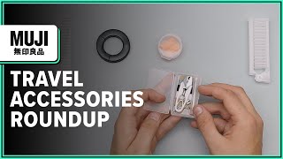 Muji Travel Accessories Roundup (Portable Hairbrush, Comb, Earplugs, S-Hook \u0026 Sewing Kit)