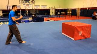 How to Gather Step/Split step: Take off for parkour vaulting!