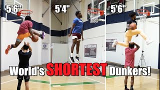 SHORTEST Dunkers in the WORLD Dunk-Off Head to Head!