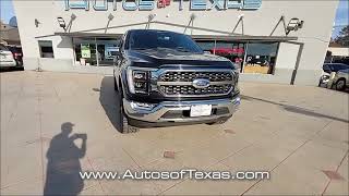 SOLD - USED 2022 FORD F-150 KING RANCH at Autos of Texas (USED) #TA10627