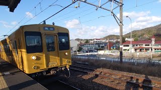 【105系に乗って、岡山駅へ】ところどころ乗車記録　2024/12/27　山陽本線　里庄〜岡山