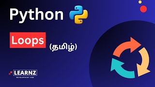 Python Looping Tutorial: Learn to Control Your Code #pythonforbeginners #tamil | Episode 11