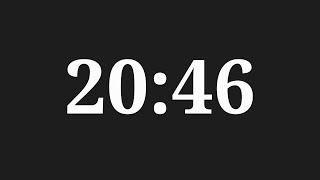 20 Minutes 46 Seconds Countdown Timer