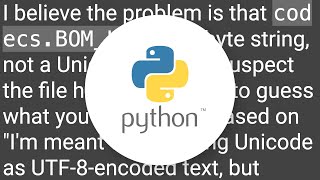 Write to UTF-8 file in Python