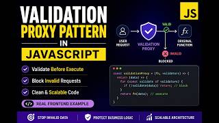 34. Validation Proxy Pattern in JavaScript Explained with Real Frontend Example 🚀