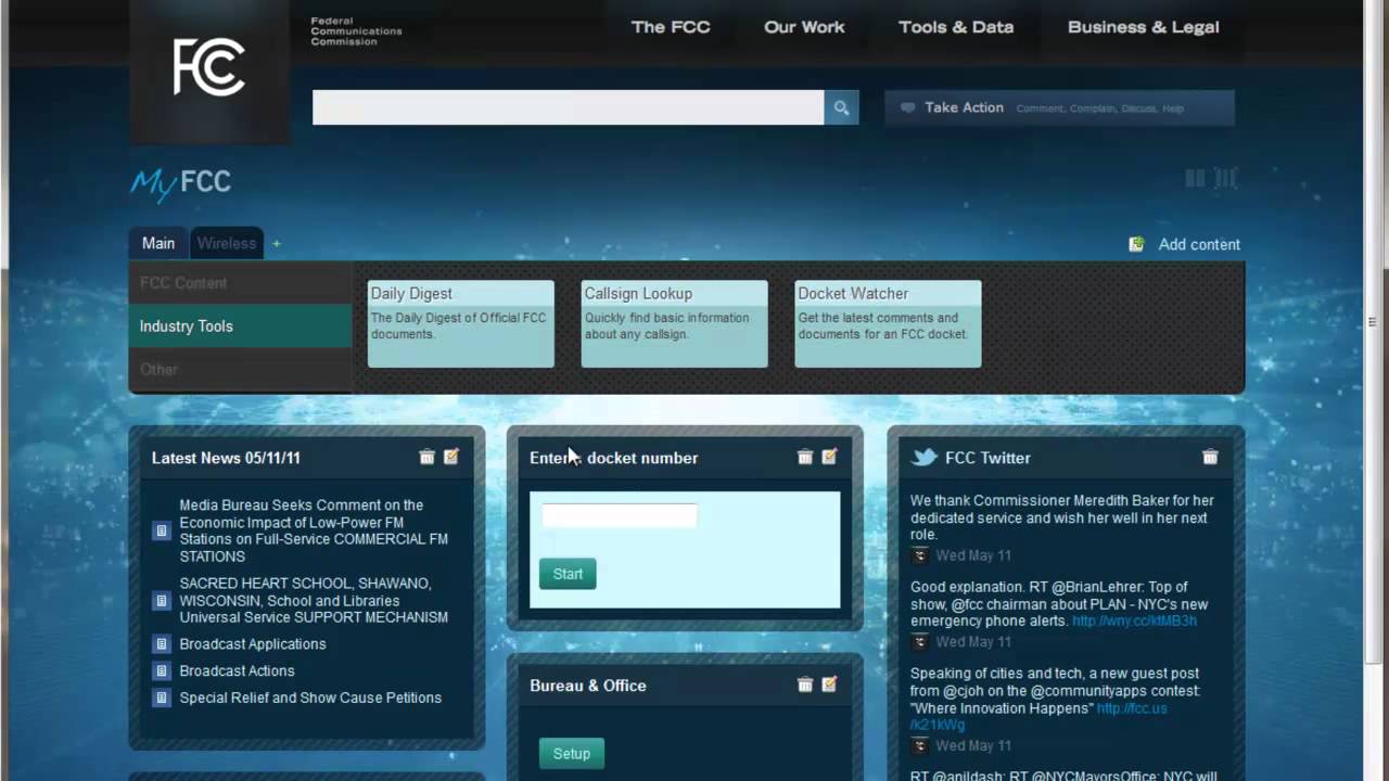 My.FCC.gov Preview - YouTube