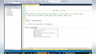 SQL AVG() Function Explained with Examples | Calculate Average in SQL