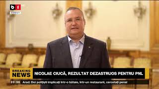 NICOLAE CIUCĂ A PLECAT DE LA ȘEFIA PNL. Știri B1TV_25 nov. 2024