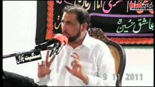 Zakir Syed Riaz Shah Ratowal 5th Majlis on 11 September 2011 At Shahrai Saadullah Distt Attock