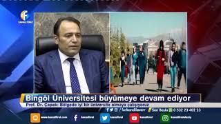 Rektörümüz Prof. Dr. İbrahim Çapak'ın Kanal Fırat TV'de Yayınlanan Röportajı