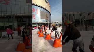 Come to Wuyue's polar glacier skating, a good place for parents and children to play, a good pla