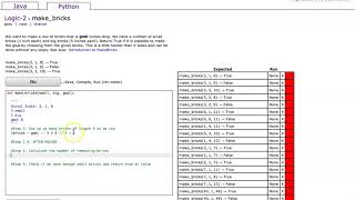 Codingbat - make_bricks (Python)