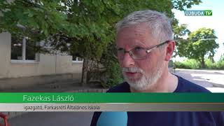 ÚJBUDAI MOZAIK: Felújítják Farkasréti Általános Iskola uszodáját (2018.07.16.)