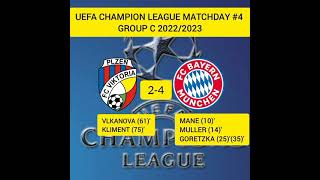 Viktoria Plzen vs FC Bayern Munich UEFA Champion League 2022/2023